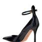 Tan-go Patent Leather Pump 100mm - Black