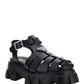 Monolith Rubber Sandals - Black