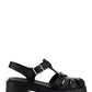Sporty Foam Rubber Sandal - Black