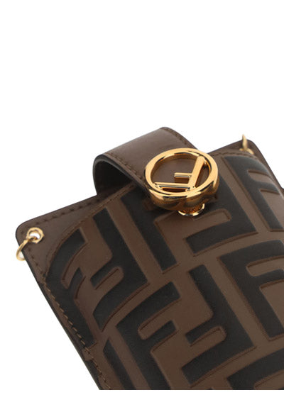 Phone Leather Pouch - Brown