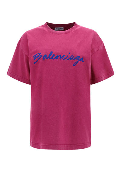 Logo Medium Fit T-Shirt - Pink