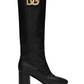 Nappa Leather Boots - Black