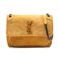 Medium Nikki Bag in Suede - Yellow