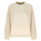 Logo Patch Jersey Sweatshirt - Beige