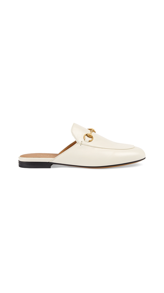Princetown Leather Slipper - Ivory