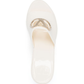 Vlogo Signature Rubber Mules 100MM - White