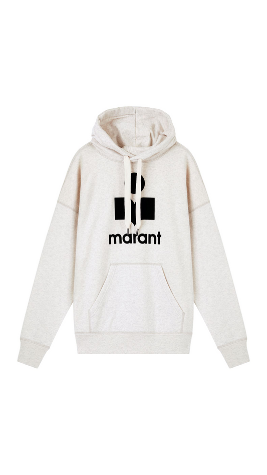 Mansel Oversized Hoodie Sweatshirt - Ecru