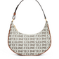 Ava Bag in Textile with Celine All-over - Natural/Tan