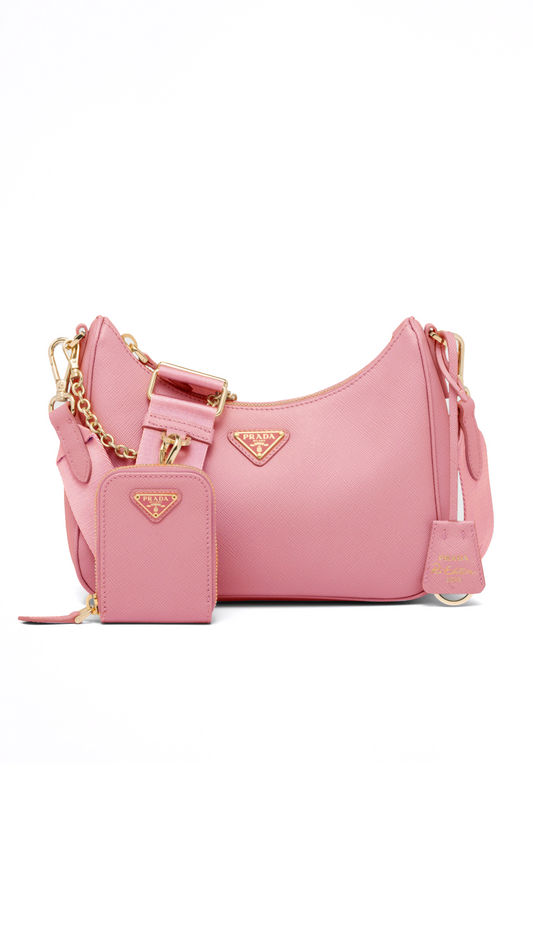 Prada Re-Edition 2005 Saffiano Leather Bag - Petal Pink