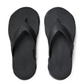 Thong Rubber Platform Sandal - Black
