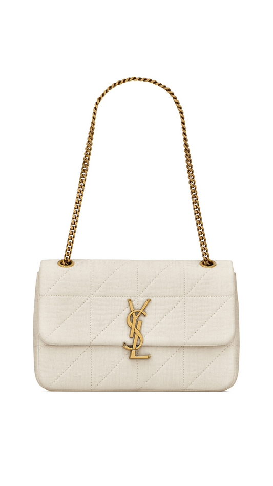 Jamie Medium in Jersey - Blanc Cotton