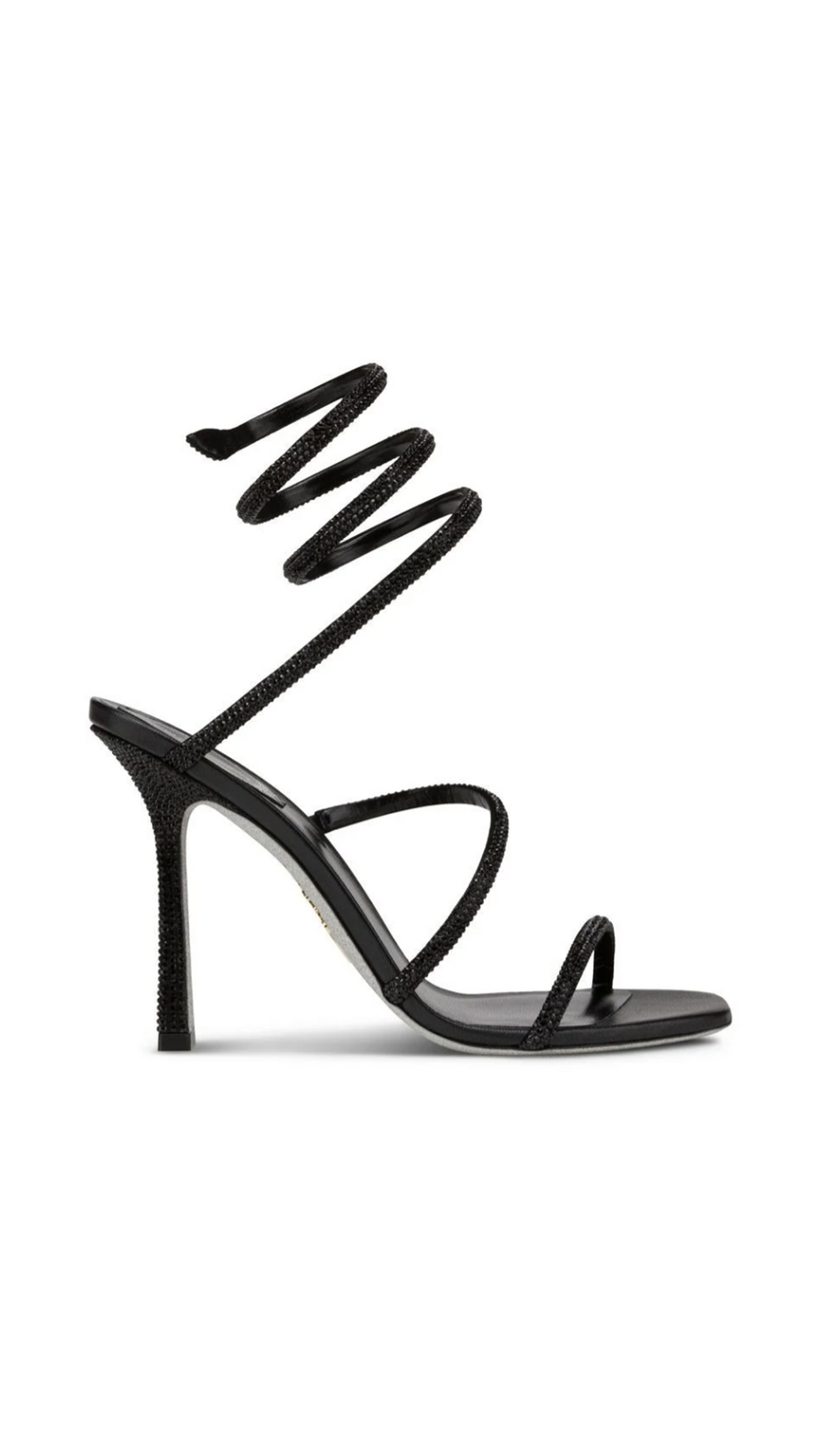 Cleo Crystal Sandal 105 - Black