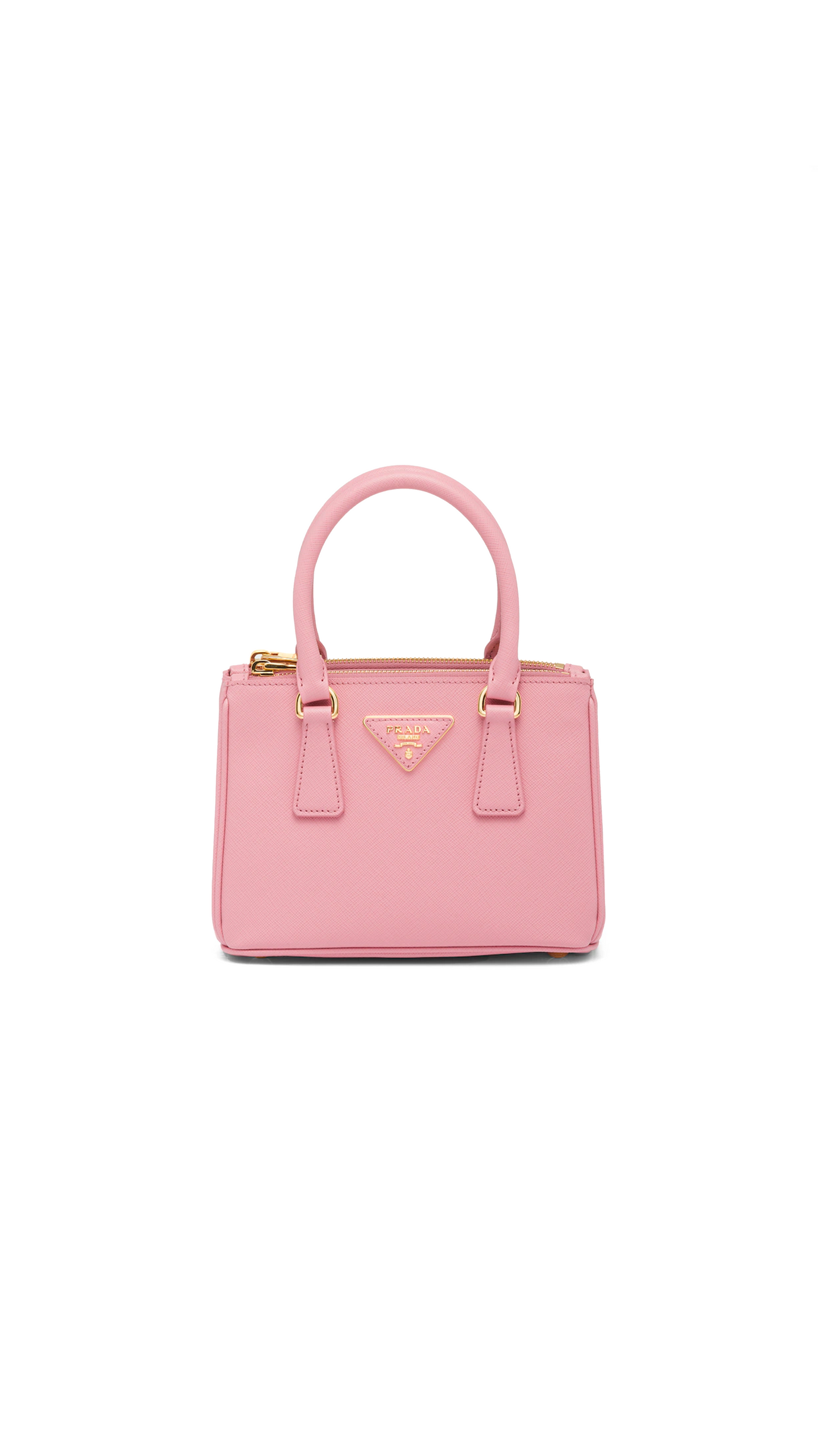 Prada Galleria Saffiano Leather Mini Bag - Pink