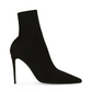 Stretch Jersey Ankle Boots - Black