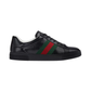 Ace GG Crystal Canvas Sneaker - Black