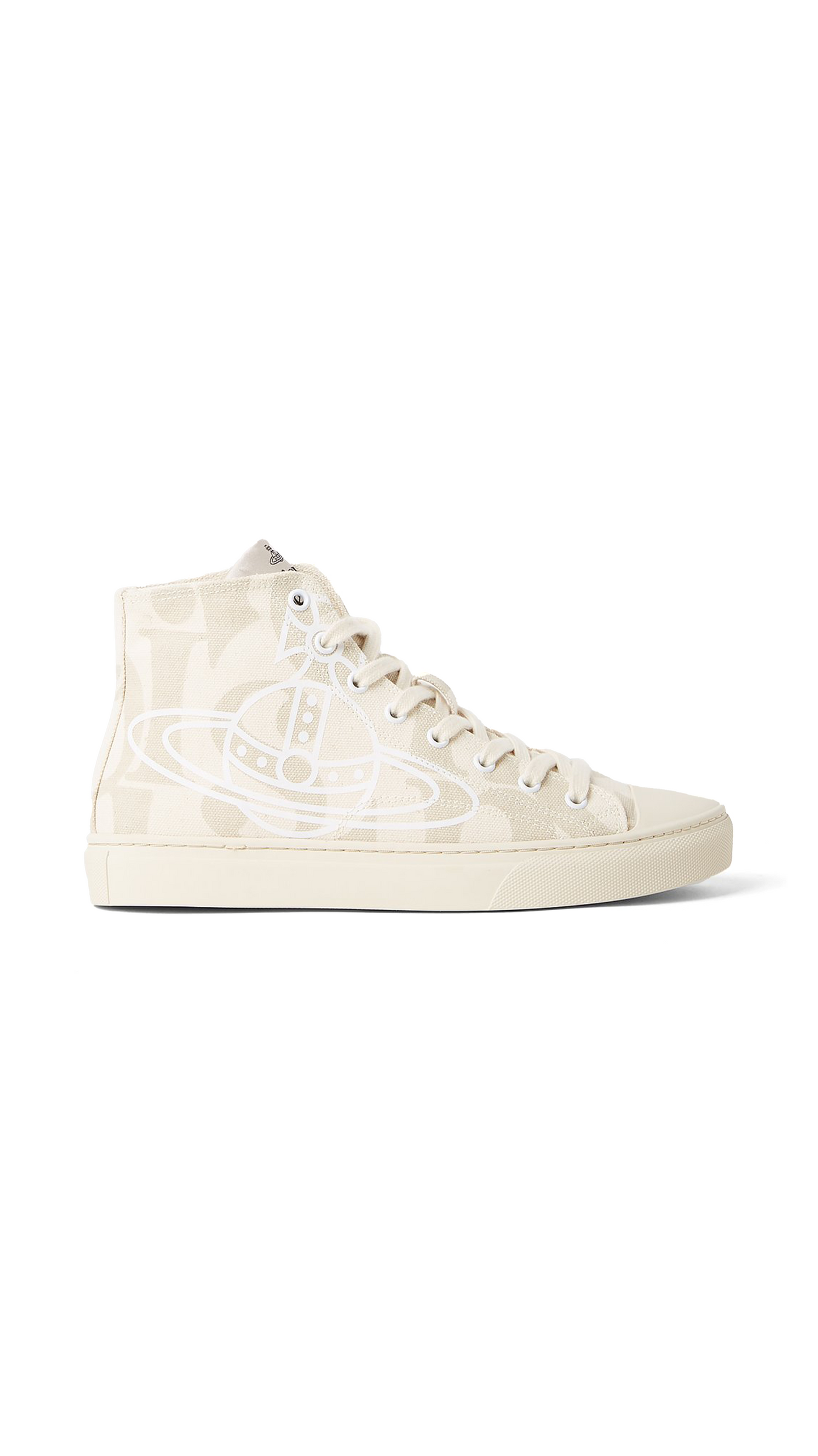 Plimsoll High-top Canvas Sneakers - Camo