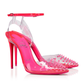Spikoo Pumps - Fluo Pink/Transparant