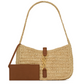 Le 5 à 7 Mini in Raffia - Natural/Brick