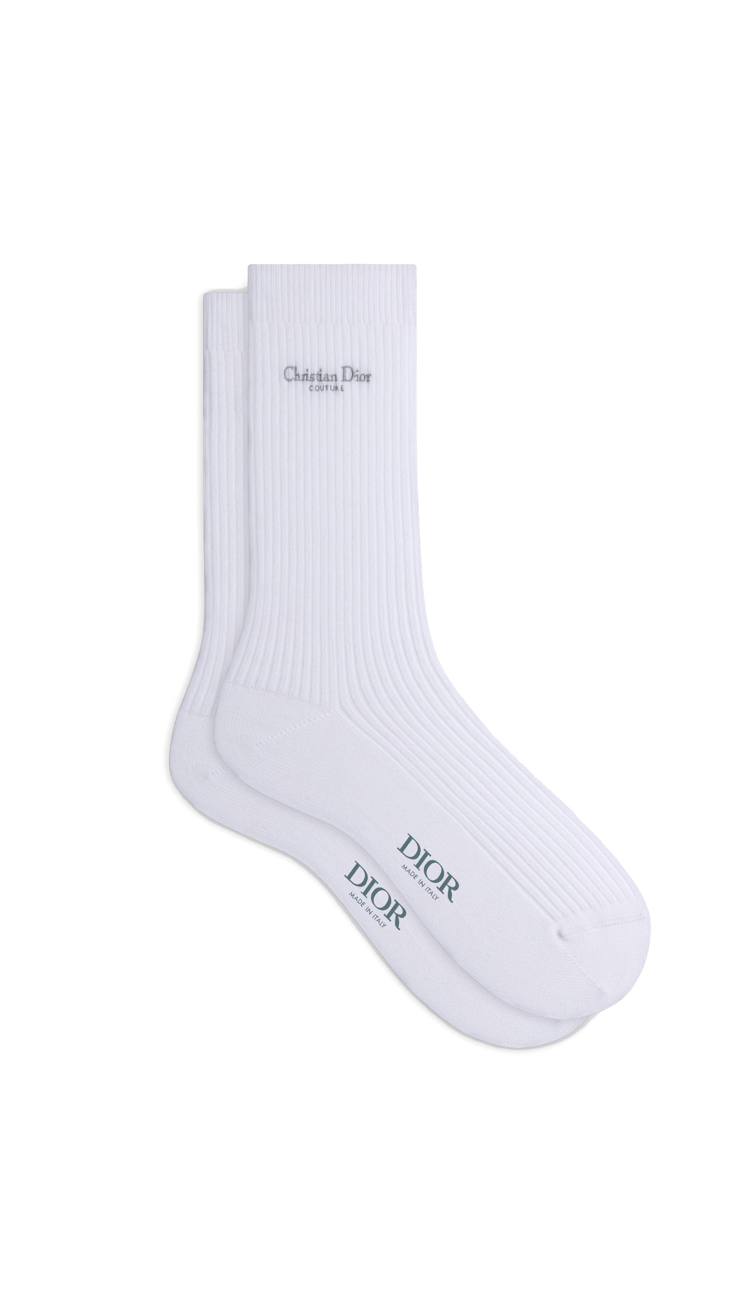 Christian Dior Couture Socks - White