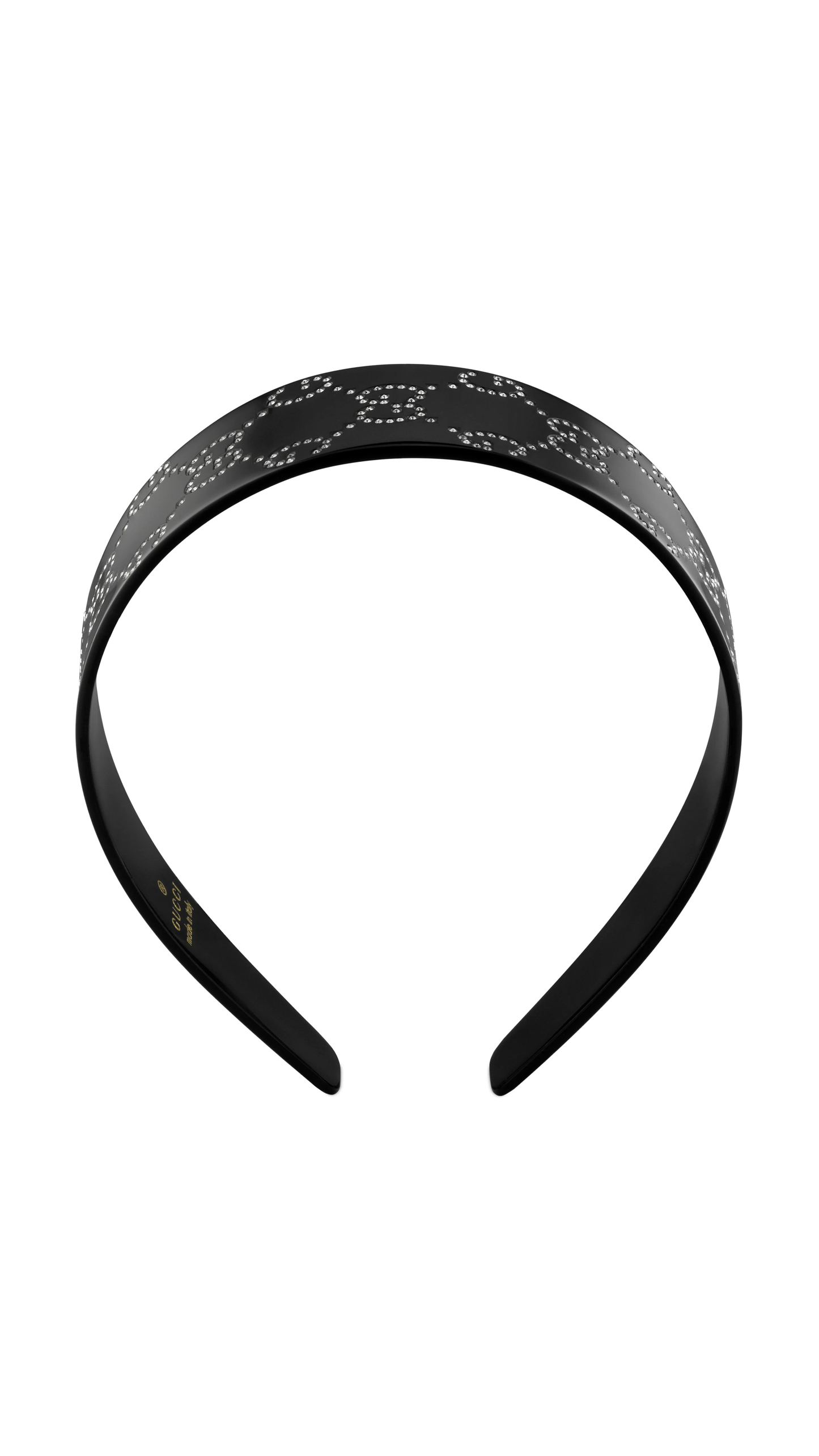 GG Crystals Hairband - Black