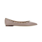 Rockstud Ballet Flat - Poudre