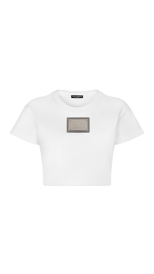 Plaque T-shirt - White