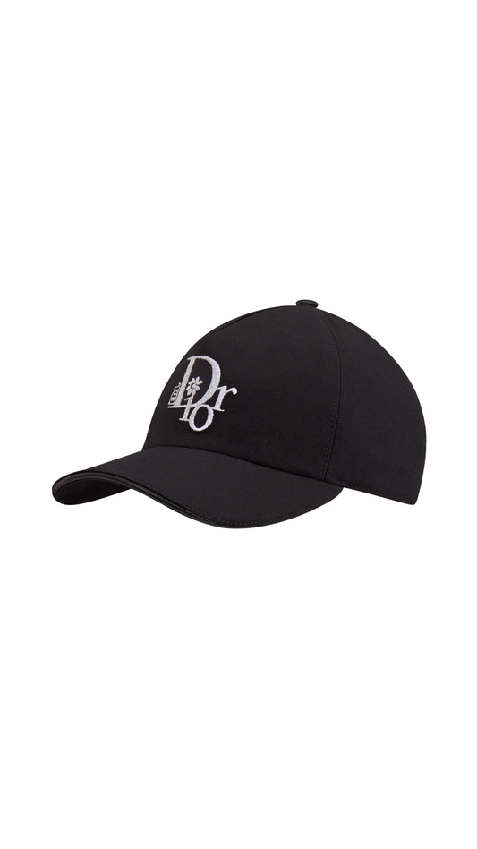Dior X Erl Embroidered Baseball Cap - Black