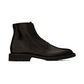 Army Laced Boots in Smooth Leather - Black