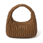 Wander Matelassé Nappa Leather Hobo Bag - Caramel