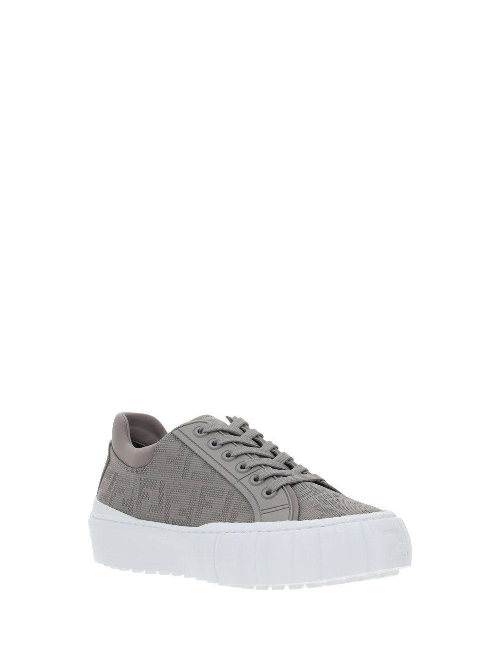 Fendi Force Low-Top Sneakers - Gray