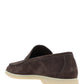 Summer Knitted Walk Loafers - Brown