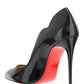 Hot Chick Patent Leather Pumps 100 MM - Black