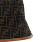FF Fabric Bucket Hat - Brown