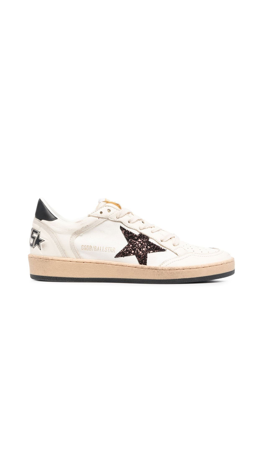 Ball Star Sneakers - White/Black