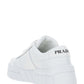 Perforated Leather Sneakers - White.