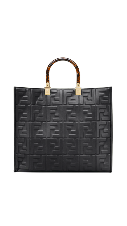 Fendi Sunshine Medium Tote - Black