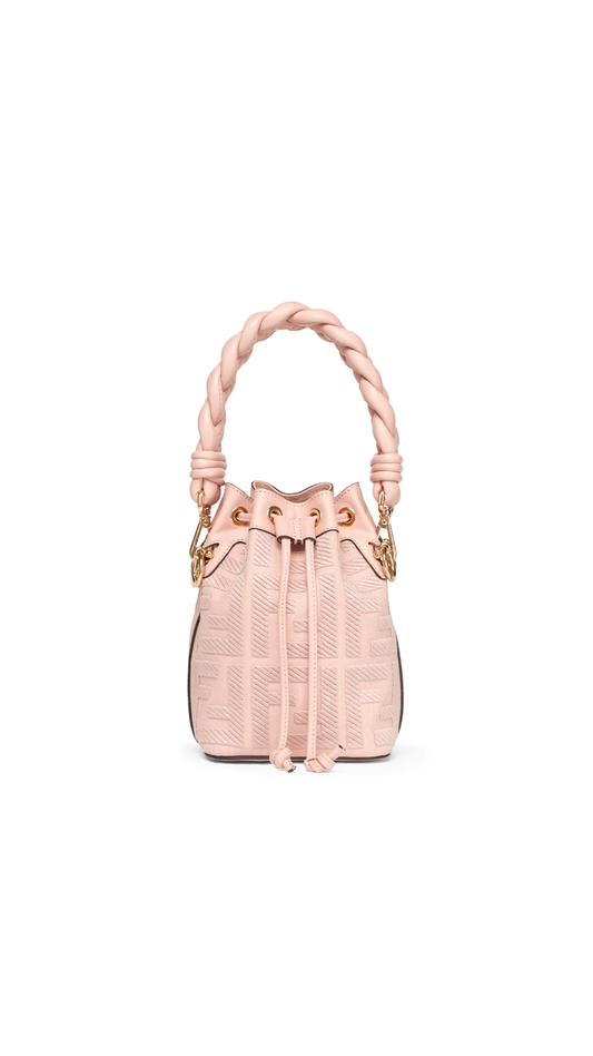 Mon Tresor Canvas FF Mini Bag - Pink