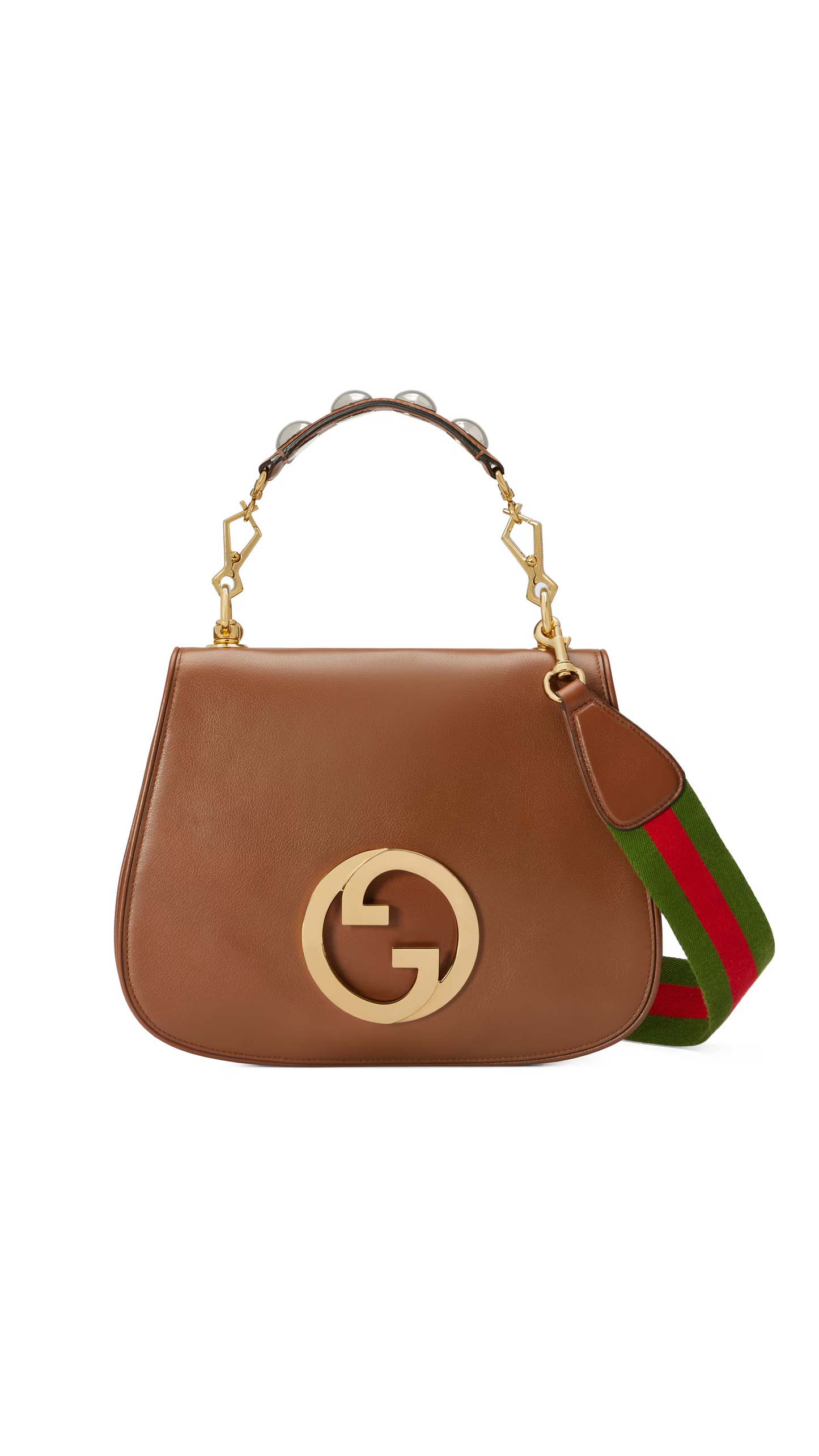 Gucci Blondie Top Handle Bag - Brown