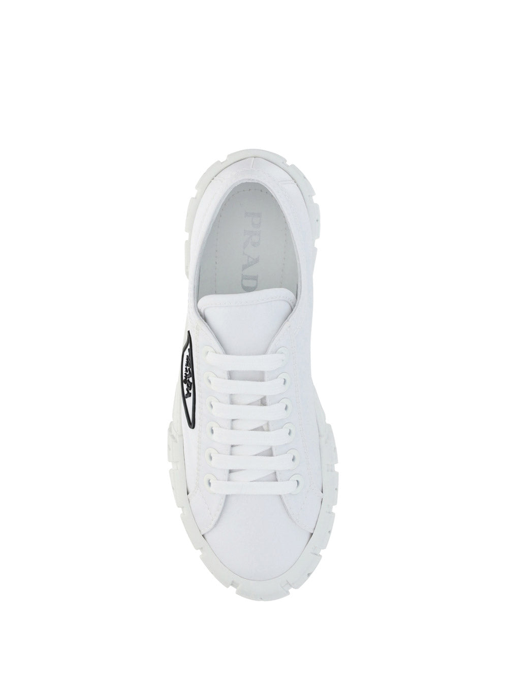 Nylon Gabardine Sneakers - White
