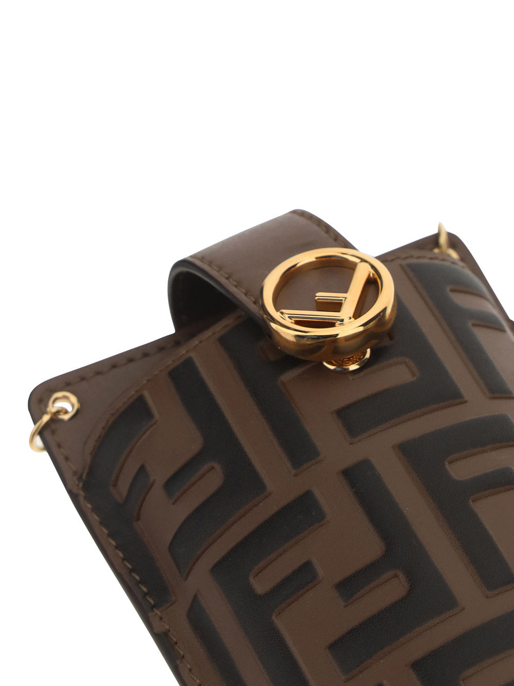 Phone Leather Pouch - Brown