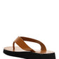 Ginza Leather Sandals - Tan
