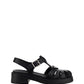 Sporty Foam Rubber Sandal - Black