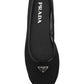 Logo Plaque & Mesh Ballerina - Black