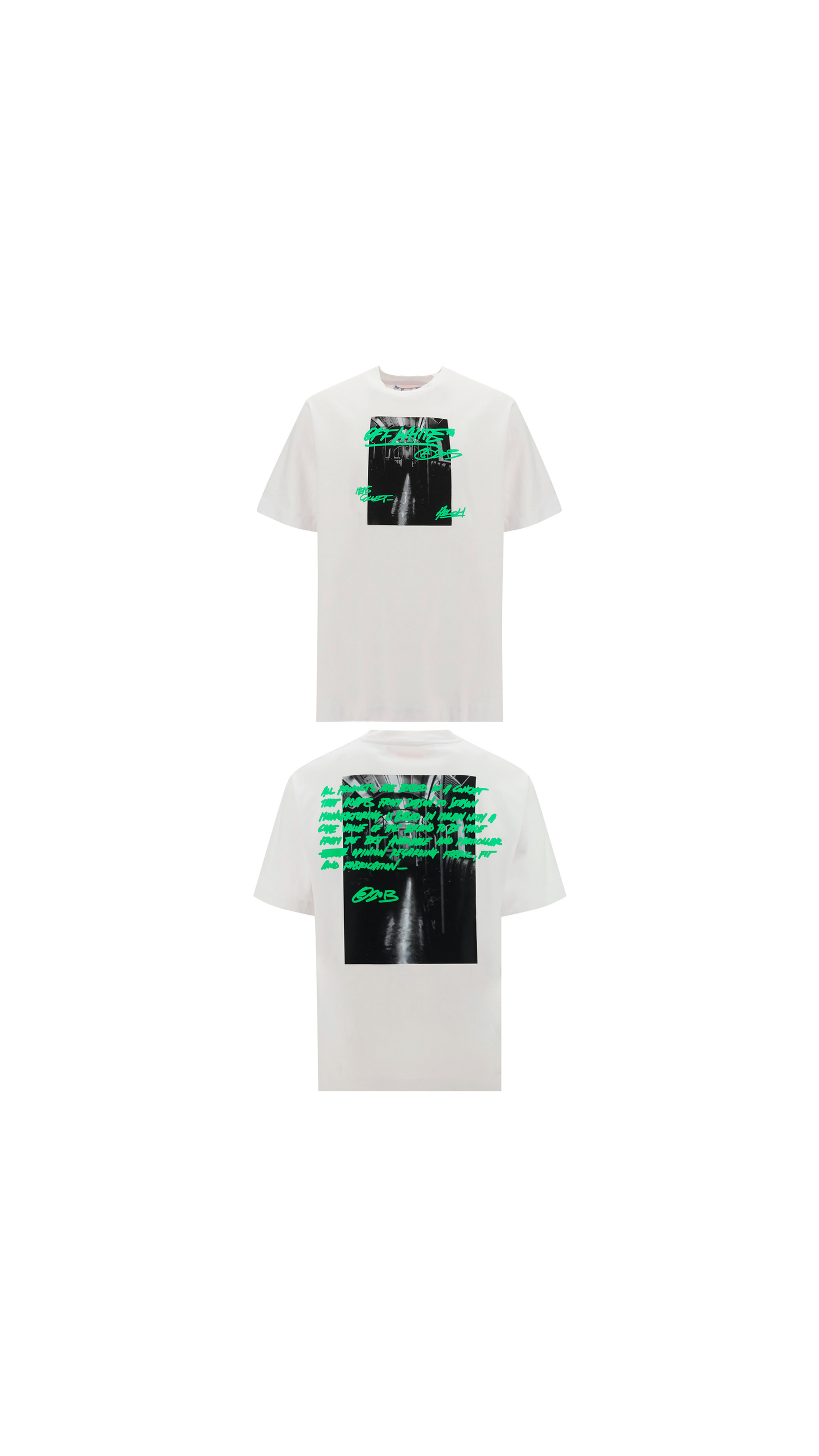 Metro Type Over Skate S/S Tee - White