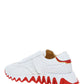 Loubishark Sneakers - White / Red