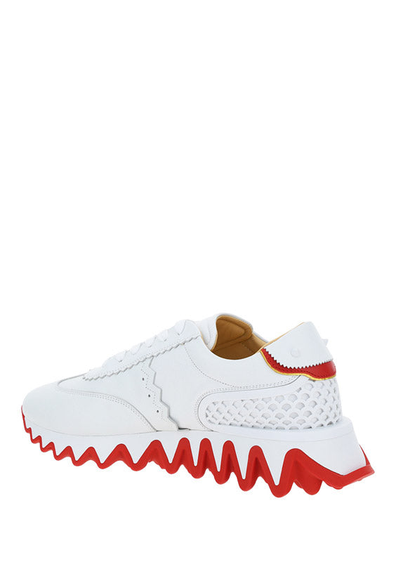 Loubishark Sneakers - White / Red