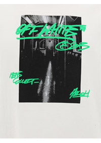 Metro Type Over Skate S/S Tee - White