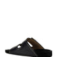Lennyo Buckle Sandals - Black