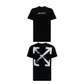 Paint Arrow Slim T-Shirt - Black