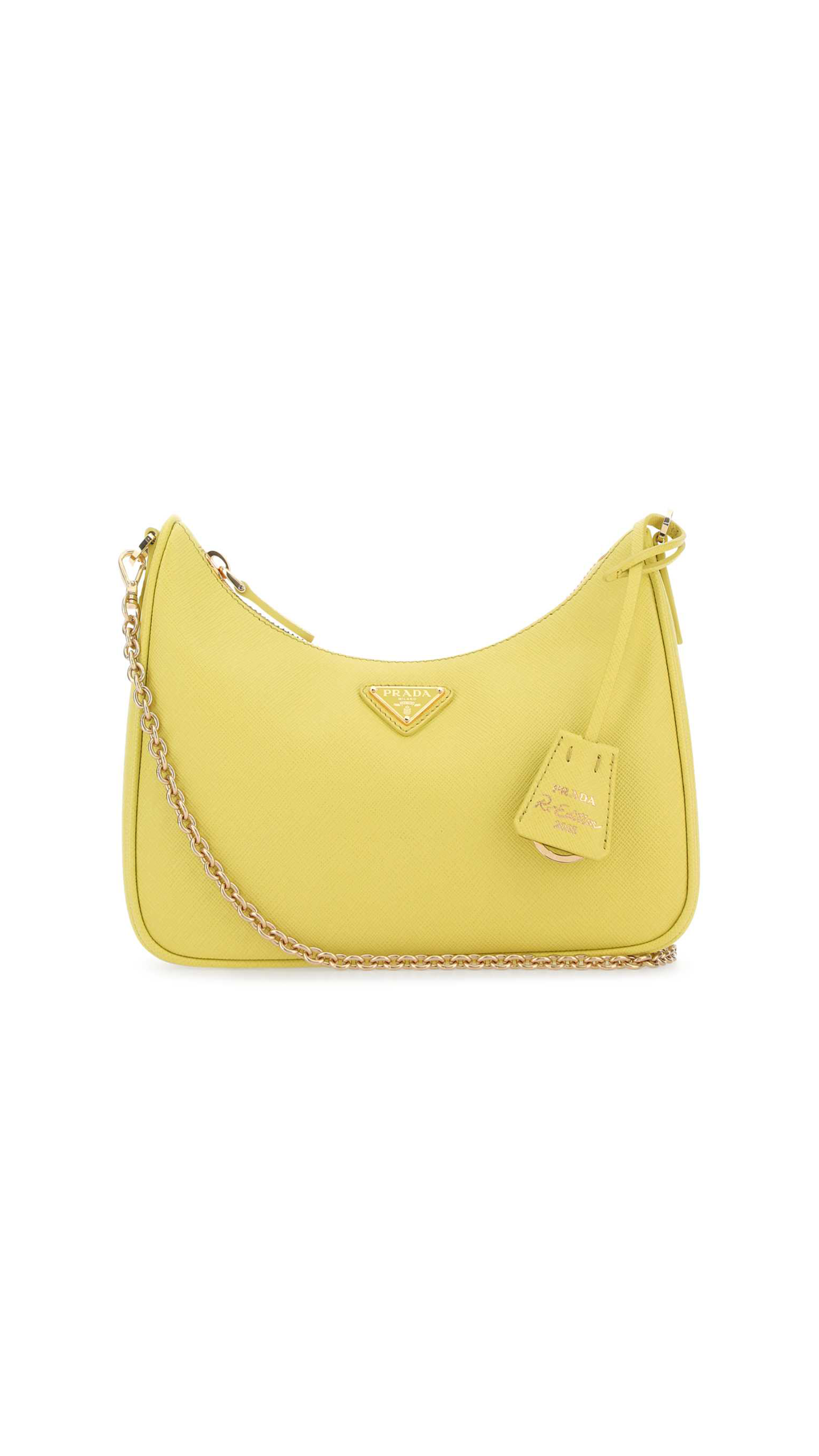Prada Re-Edition 2005 Saffiano Leather Bag - Citron Green